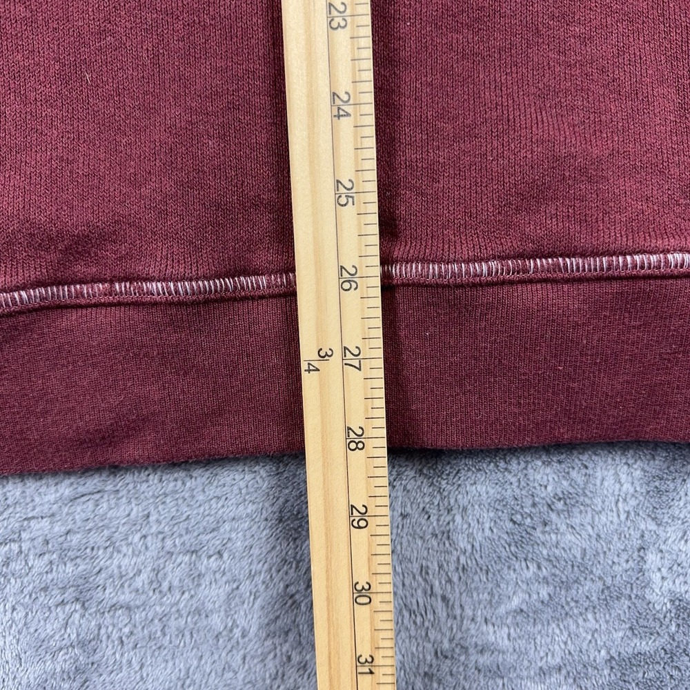LL Bean Sweater Mens XXL Burgundy 1/4 Zip Knit Traditional Fit Pullover - Picture 6 of 7